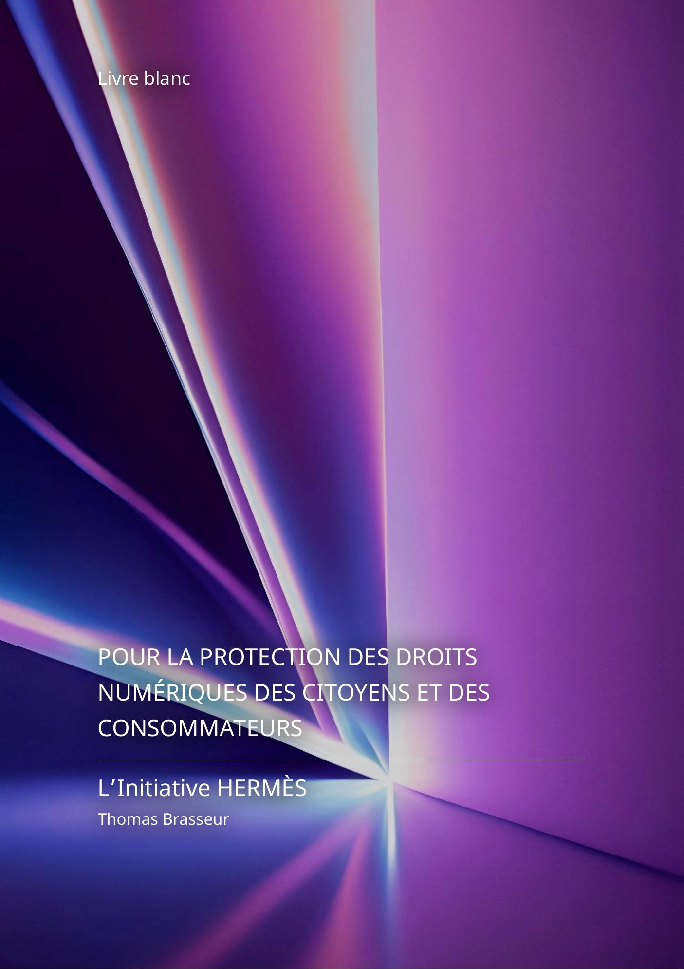 Couverture du Livre blanc de l'Initiative HERMÈS